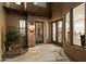 Private courtyard with access to both the kitchen and interior at 9270 E Thompson Peak Pkwy # 335, Scottsdale, AZ 85255