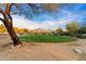 Landscaped green space with mountain views at 9270 E Thompson Peak Pkwy # 335, Scottsdale, AZ 85255