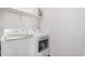 Bright laundry room with washer and dryer included at 9316 S 39Th Dr, Laveen, AZ 85339