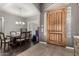 Formal dining room with elegant furniture at 9613 W Camino De Oro Dr, Peoria, AZ 85383