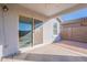 Patio with sliding glass door access at 1033 E Leslie Ave, San Tan Valley, AZ 85140