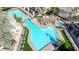 Aerial view of community pool and grounds at 1331 W Baseline Rd # 316, Mesa, AZ 85202