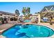 Inviting pool area with spa and relaxing patio furniture at 1331 W Baseline Rd # 316, Mesa, AZ 85202