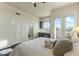 Spacious bedroom with private balcony and en-suite bathroom at 14425 S Canyon Dr, Phoenix, AZ 85048
