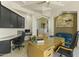 Home office with large desk and built-in cabinetry at 14425 S Canyon Dr, Phoenix, AZ 85048