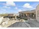 Stone pathway leading to backyard oasis at 14425 S Canyon Dr, Phoenix, AZ 85048