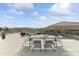 Rooftop patio with seating area and fire pit at 14425 S Canyon Dr, Phoenix, AZ 85048