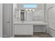 Bathroom boasts a large vanity and a shower/tub combo at 15113 W Cactus Ridge Way, Surprise, AZ 85374