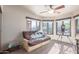 Bright office space with built-in shelving at 15708 E Chicory Dr, Fountain Hills, AZ 85268
