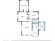 Detailed floor plan with dimensions of rooms at 1614 W Lynwood St, Phoenix, AZ 85007