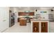 Kitchen features granite counters, stainless steel appliances and an island at 17311 N Havasupai Dr, Surprise, AZ 85374