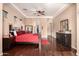 Main bedroom with king bed and walk-in closet at 1819 W Magdalena Ln, Phoenix, AZ 85041