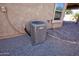Exterior shot of the home's Lennox AC unit at 20226 N 260Th Dr, Buckeye, AZ 85396