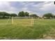 Soccer field with goals and surrounding park area at 20226 N 260Th Dr, Buckeye, AZ 85396
