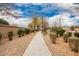 Scenic walking path with mature trees at 2085 S Marble St, Gilbert, AZ 85295