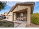 Front porch with seating area, a great place to relax at 22568 W Gardenia Dr, Buckeye, AZ 85326