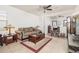 Living room featuring a cozy sofa and coffee table at 22568 W Gardenia Dr, Buckeye, AZ 85326