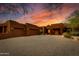 Exterior of home with three-car garage at 25555 N Wrangler Rd, Scottsdale, AZ 85255
