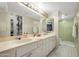Double vanity bathroom with updated fixtures at 25836 N Primo Cir, Rio Verde, AZ 85263