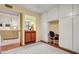 Home office with built-in shelving and desk at 25836 N Primo Cir, Rio Verde, AZ 85263