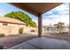 Covered patio overlooking the tranquil lake at 2625 N 110Th Dr, Avondale, AZ 85392