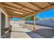 Covered patio area with string lights and gravel at 3203 N Sycamore Pl, Chandler, AZ 85224