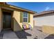 Inviting front entry with a bench and landscaping at 3244 W Cedar Ridge Rd, Phoenix, AZ 85083