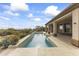 Relaxing pool and spa with desert landscape at 36549 N Porta Nuova Rd, Scottsdale, AZ 85262