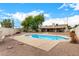 Relaxing pool area with ample space for lounging at 645 N Beck Ave, Chandler, AZ 85226