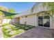 Private backyard with patio, artificial turf, and shade sail at 8642 E Monterosa Ave, Scottsdale, AZ 85251