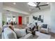 Bright living room with hardwood floors and modern decor at 8642 E Monterosa Ave, Scottsdale, AZ 85251