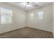 Spacious bedroom with neutral walls and carpet at 1059 W Caroline Ln, Tempe, AZ 85284