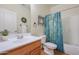 Clean bathroom with a tub shower combination at 12503 S 175Th Ave, Goodyear, AZ 85338