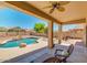 Relaxing backyard oasis with a sparkling pool at 12503 S 175Th Ave, Goodyear, AZ 85338