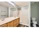 Bathroom includes double vanity, shower and toilet at 1486 E Augusta Ave, Chandler, AZ 85249