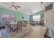 Bright dining area with a round table and four chairs at 1618 E Montoya Ln, Phoenix, AZ 85024