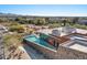 Modern pool and adjacent building with mountain views at 21809 N 39Th St, Phoenix, AZ 85050