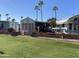 Mobile home exterior with landscaping and brick wall at 2273 S Seminole Dr, Apache Junction, AZ 85119