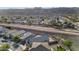 Aerial perspective of the house and neighborhood, near mountains at 2405 E Beverly Rd, Phoenix, AZ 85042