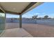 Covered patio with view of the backyard at 2405 E Beverly Rd, Phoenix, AZ 85042