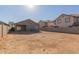 Large backyard with block wall and house view at 244 W Wier Ave, Phoenix, AZ 85041