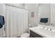 Clean bathroom with shower/tub combo and single vanity at 26123 N 20Th Dr, Phoenix, AZ 85085