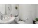 Simple powder room with single sink and toilet at 26123 N 20Th Dr, Phoenix, AZ 85085