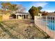 Relaxing backyard oasis with a sparkling pool and covered patio at 2843 E Pershing Ave, Phoenix, AZ 85032