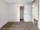 Spacious bedroom with neutral walls and carpet flooring at 2843 E Pershing Ave, Phoenix, AZ 85032