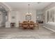 Bright dining room with hardwood floors and a chandelier at 31847 N 53Rd St, Cave Creek, AZ 85331