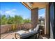 Desert landscape patio with comfortable seating area at 39349 N 107Th Way, Scottsdale, AZ 85262