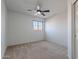 Well-lit bedroom featuring ceiling fan and carpet at 4615 E Bent Tree Dr, Cave Creek, AZ 85331