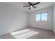 Bright bedroom with carpeted floor and ceiling fan at 4615 E Bent Tree Dr, Cave Creek, AZ 85331