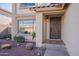 Inviting front entrance with a brown door and stone pathway at 4615 E Bent Tree Dr, Cave Creek, AZ 85331